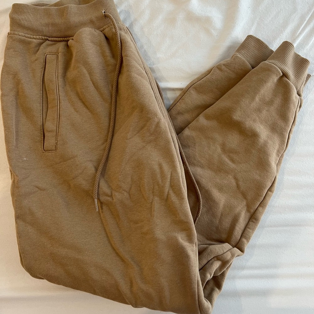 Tan Fashion Nova Sweats